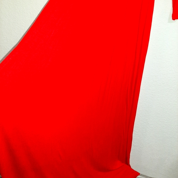 Red Body-Con Maxi Dress - Picture 4 of 5
